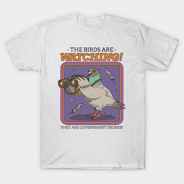 The Birds Are Watching Tee T-Shirt by PolyMuse